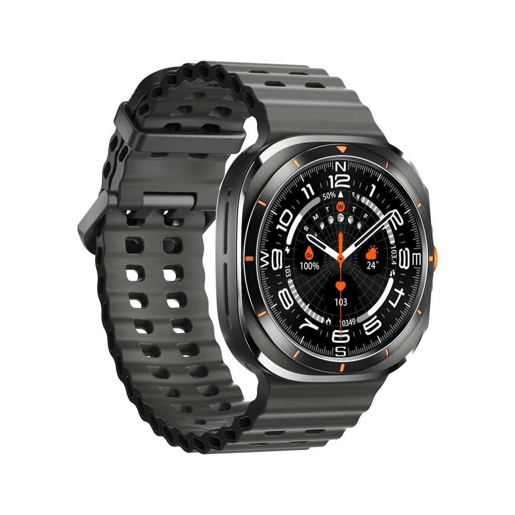 Porodo Voyager Smart Watch - Black / Orange