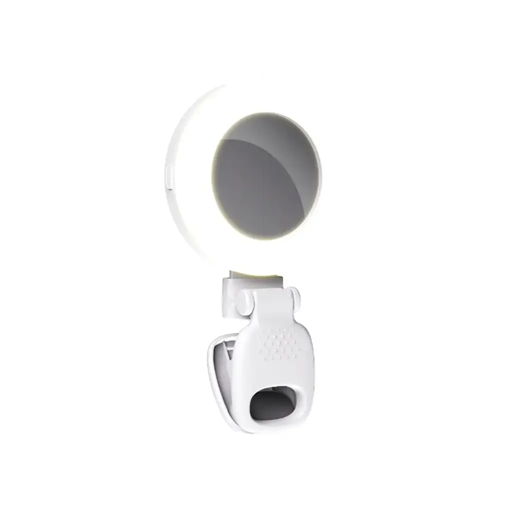 Porodo Lifestyle Clip-On Mirror Fill Light - White